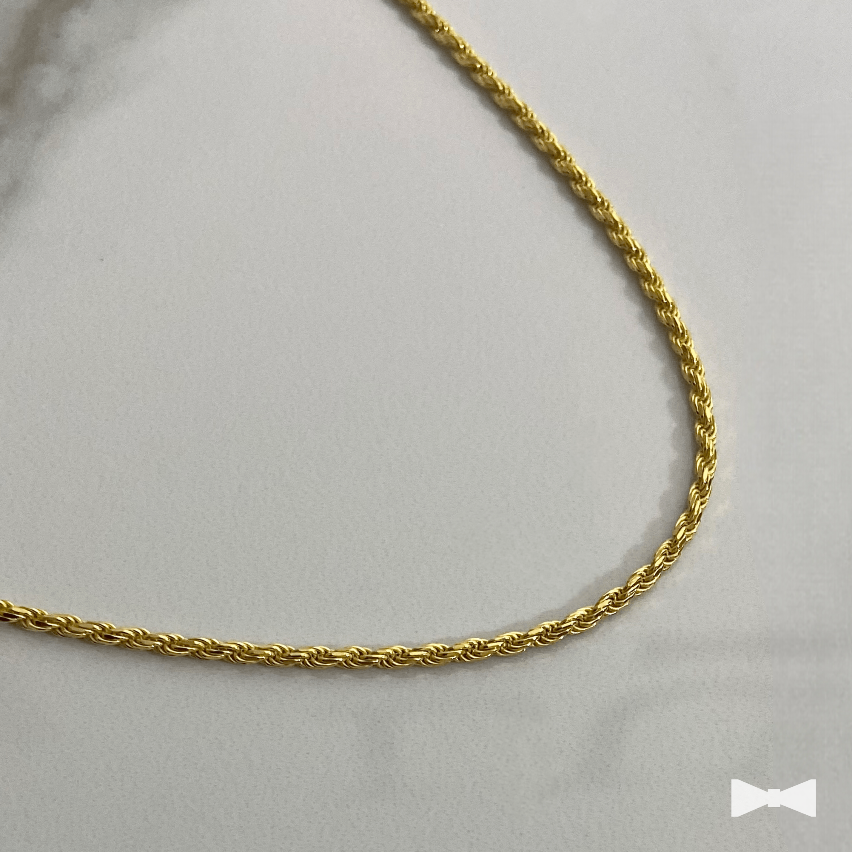 Cadena Rope Oro Vermeil - 1.4mm