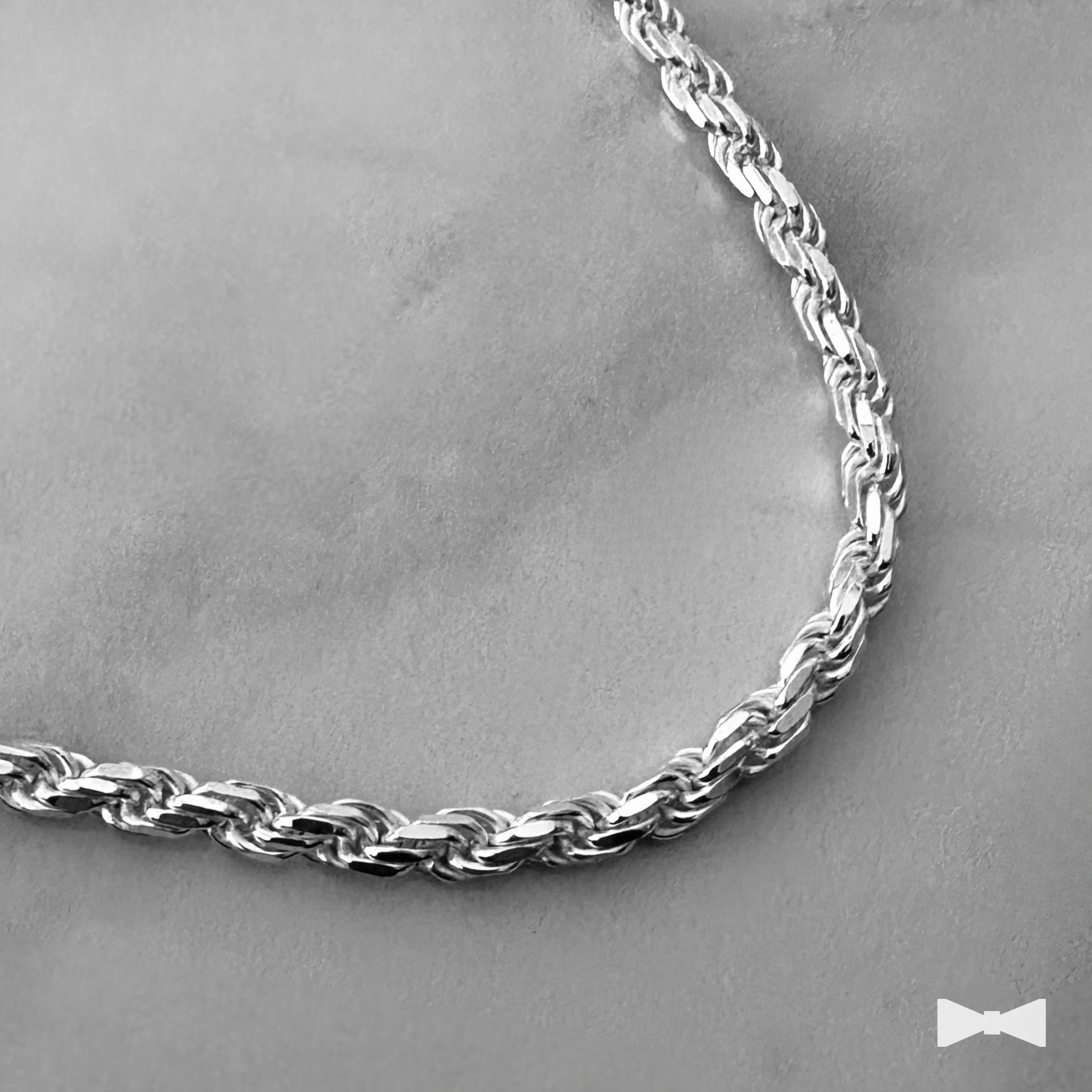 Cadena Rope de Plata - 4.5mm