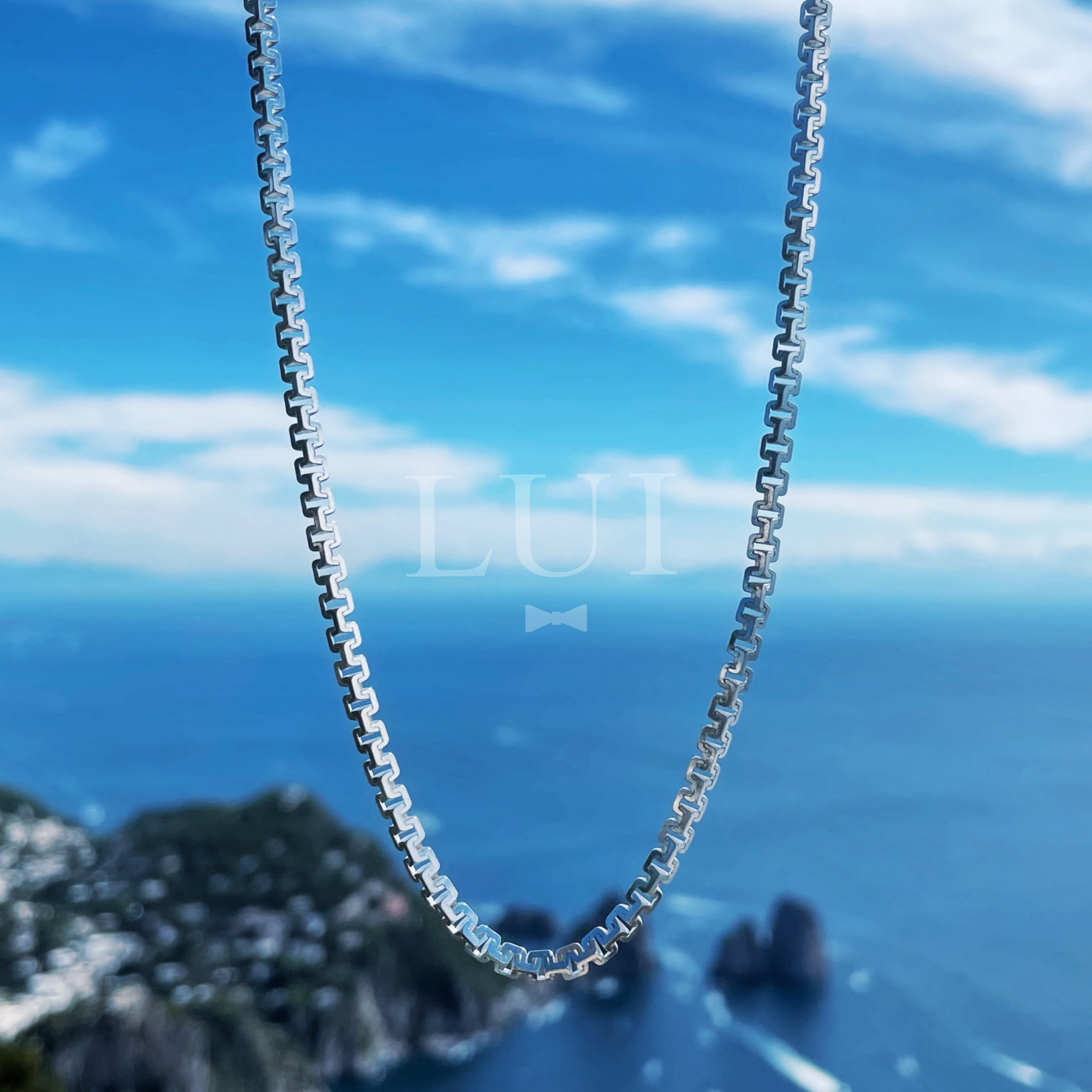 Cadena Capri de Plata - 4mm