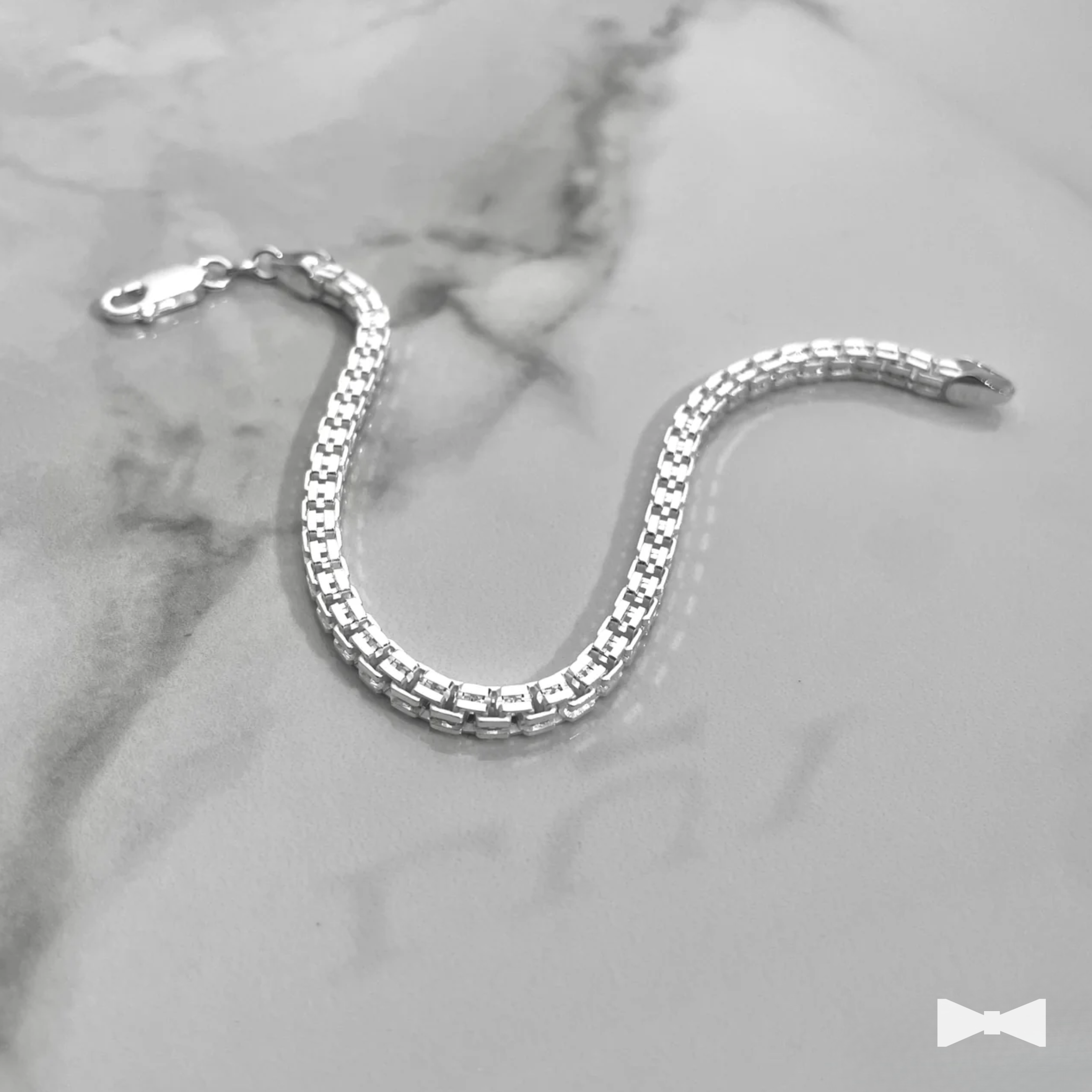 Pulsera Polo de Plata - 4.5mm