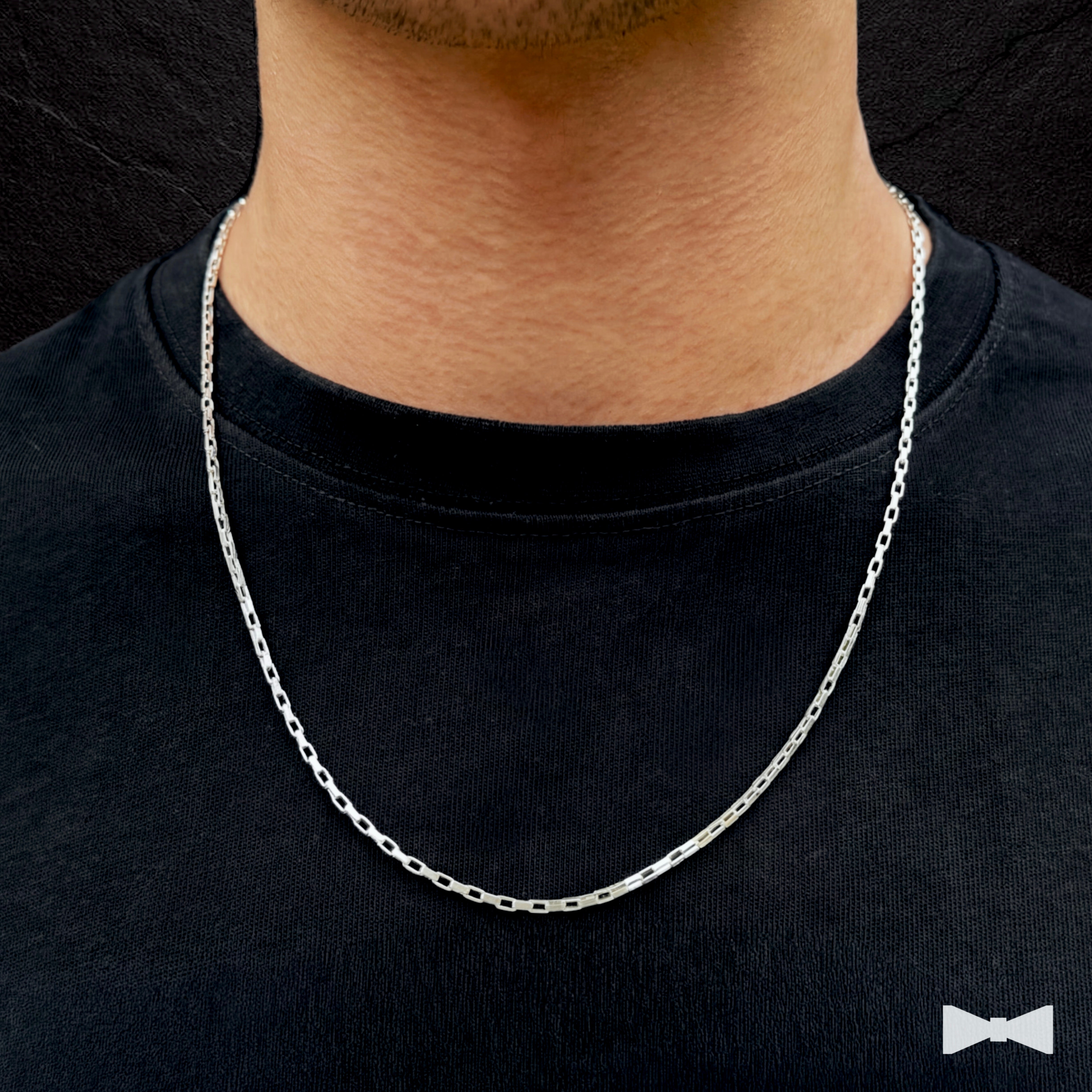 Cadena Veneziana de Plata - 2mm