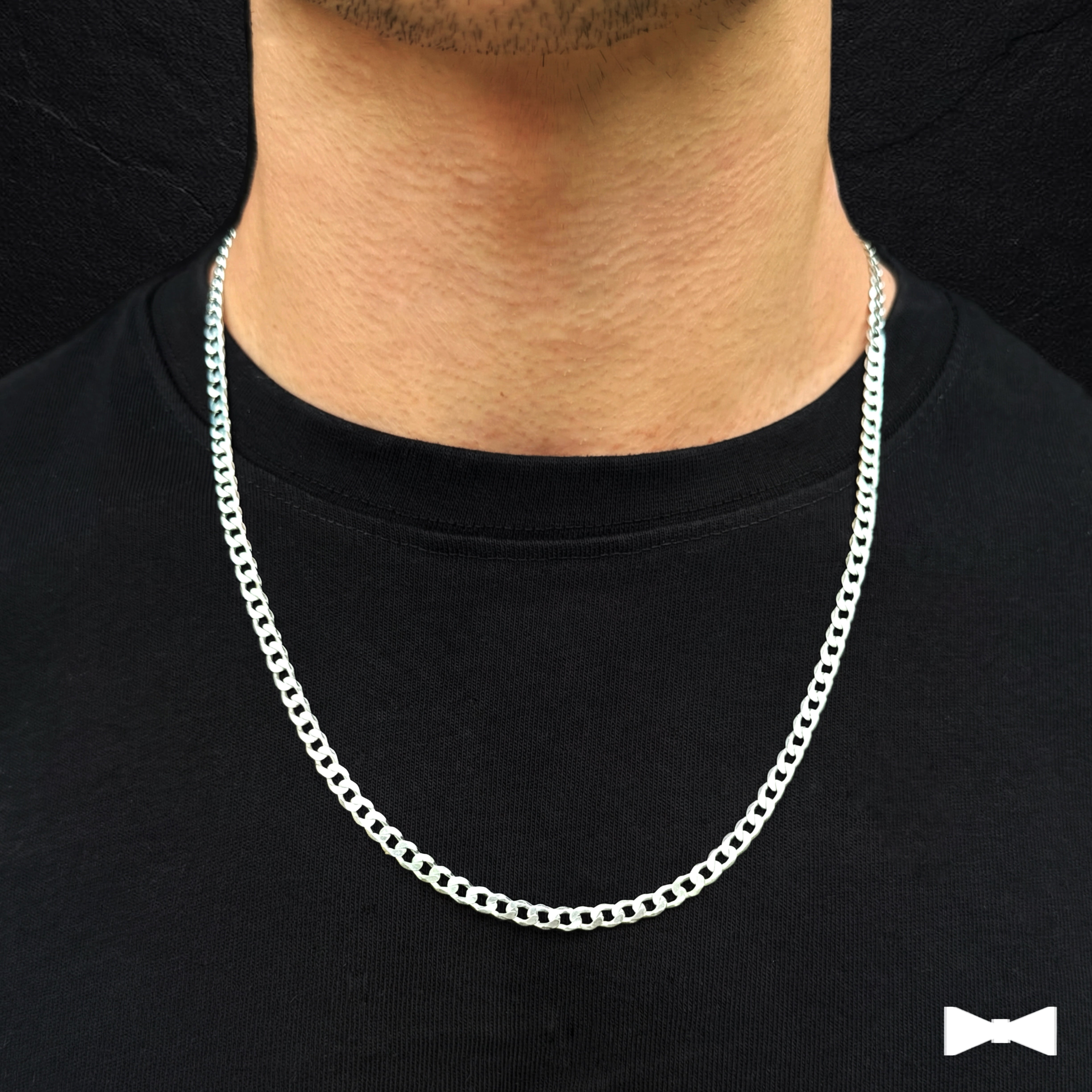 Cadena Pancer de Plata - 4.5mm