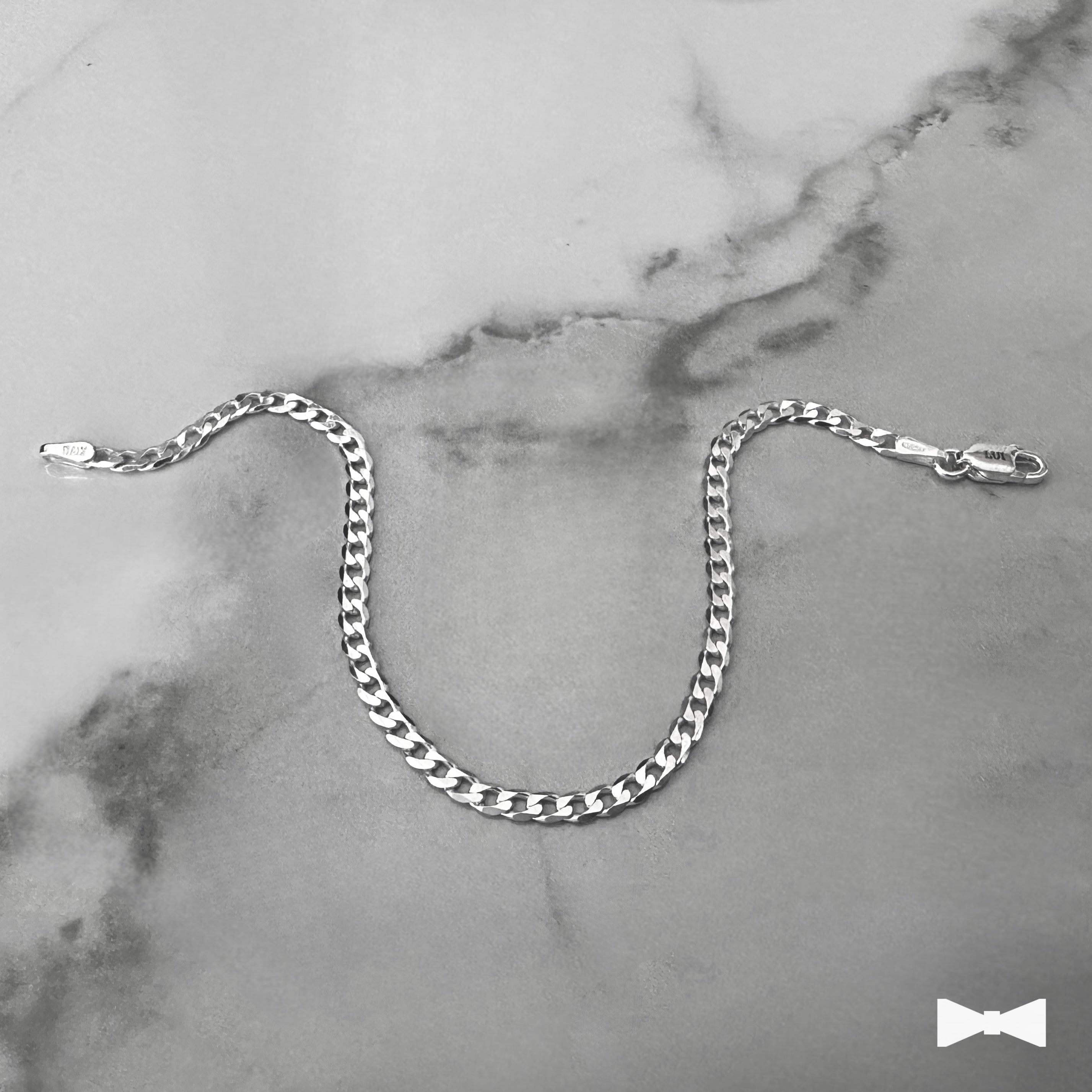 Pulsera Pancer de Plata - 3mm