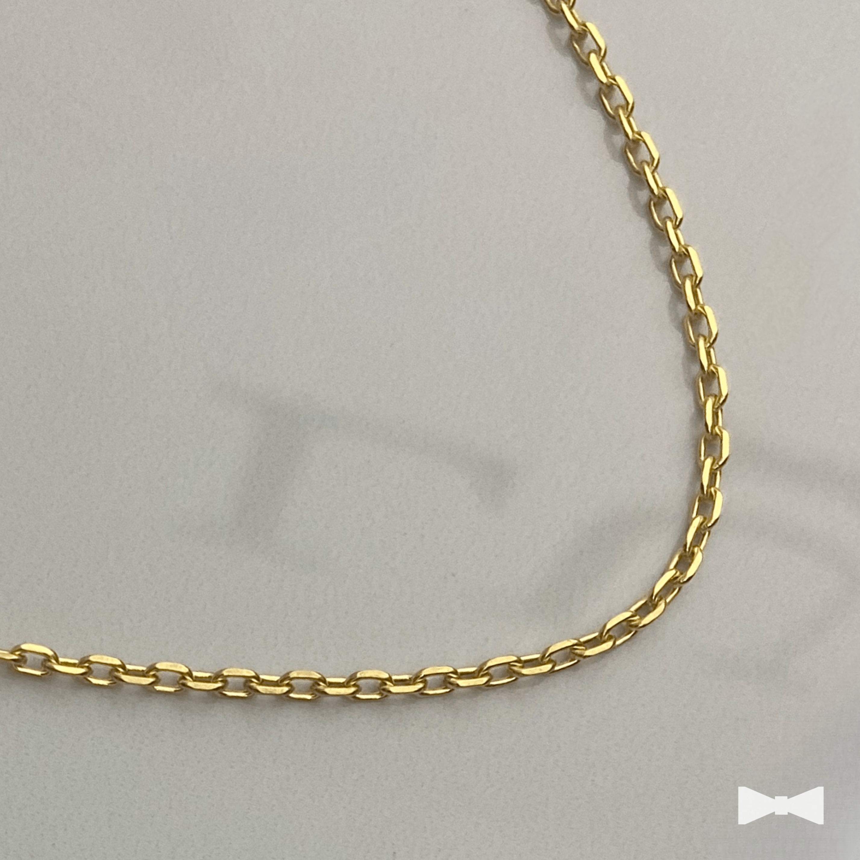 Cadena Prisma Oro Vermeil - 2mm