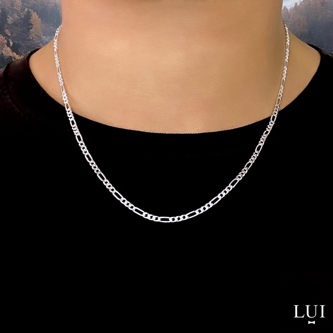 Cadena Figaro de Plata - 4.8mm