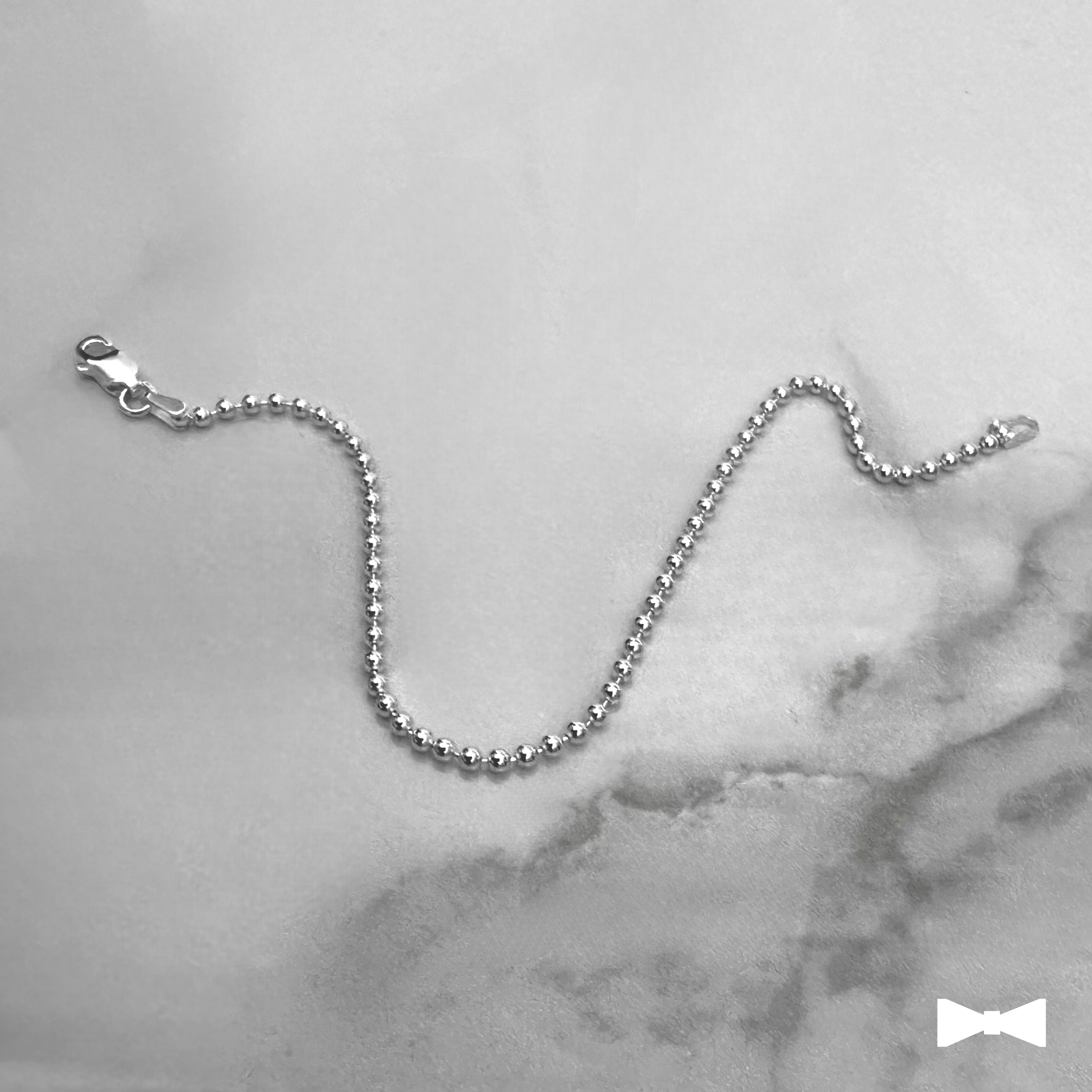 Pulsera Army de Plata - 2mm