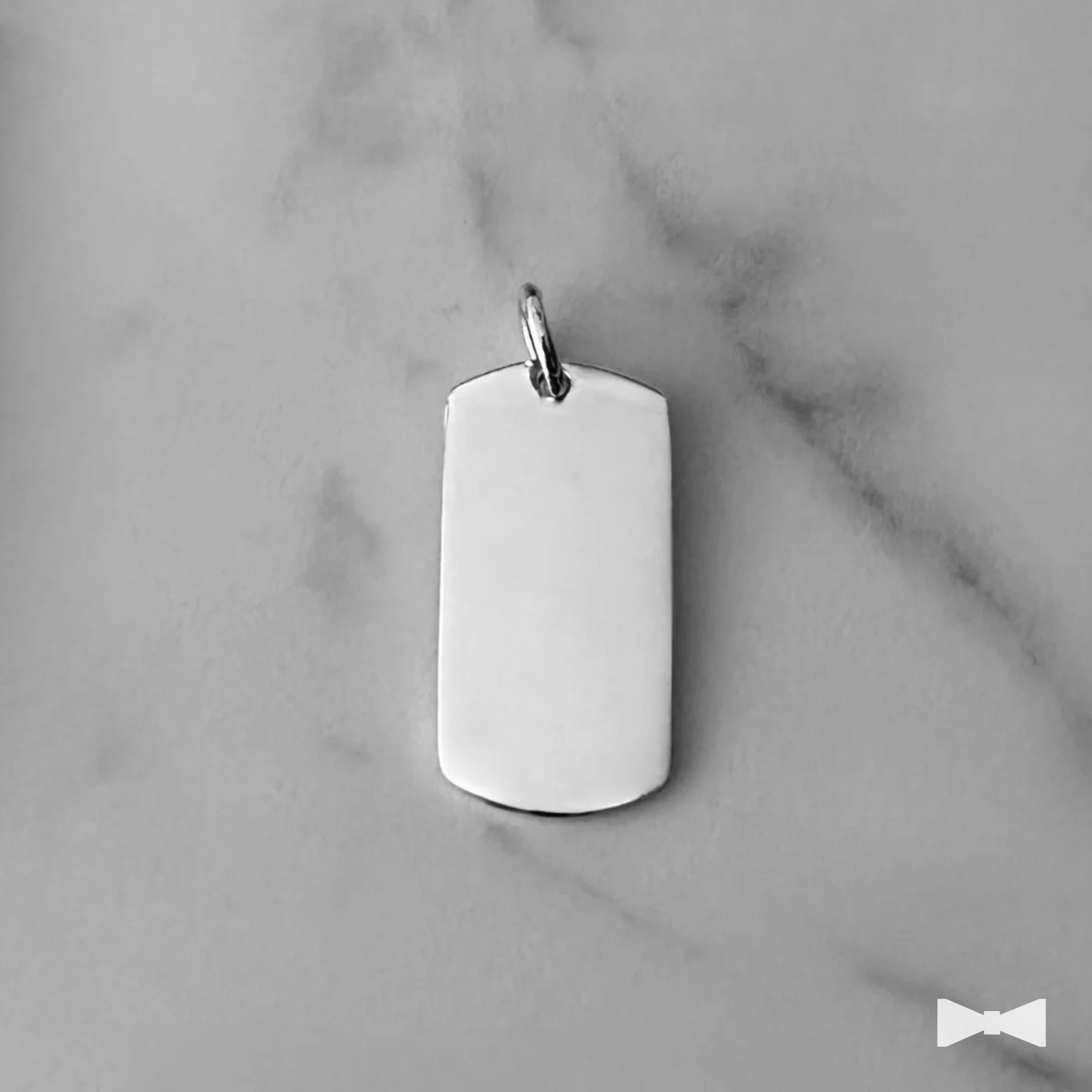 Colgante Placa Plus de Plata