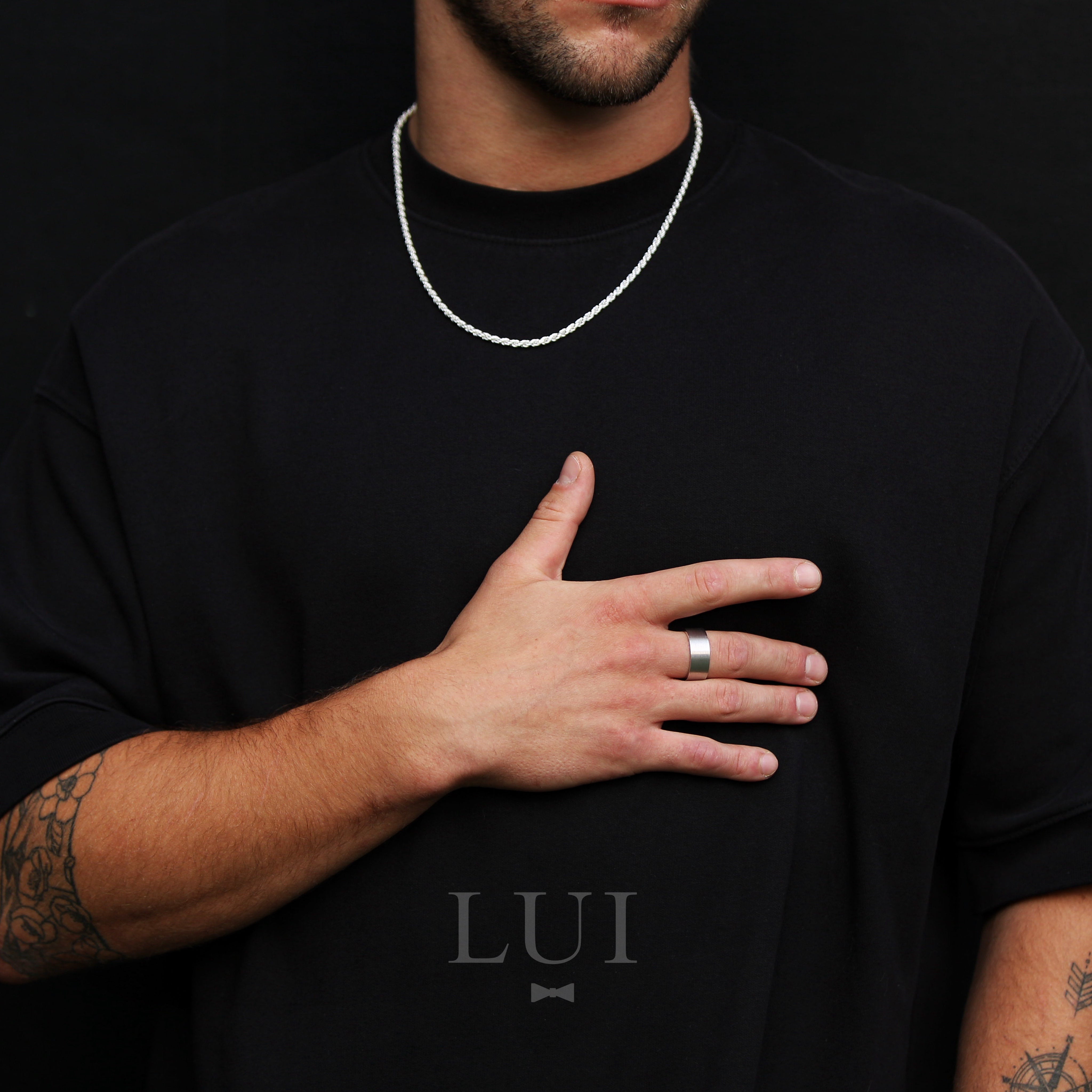 Cadena Rope de Plata - 3mm