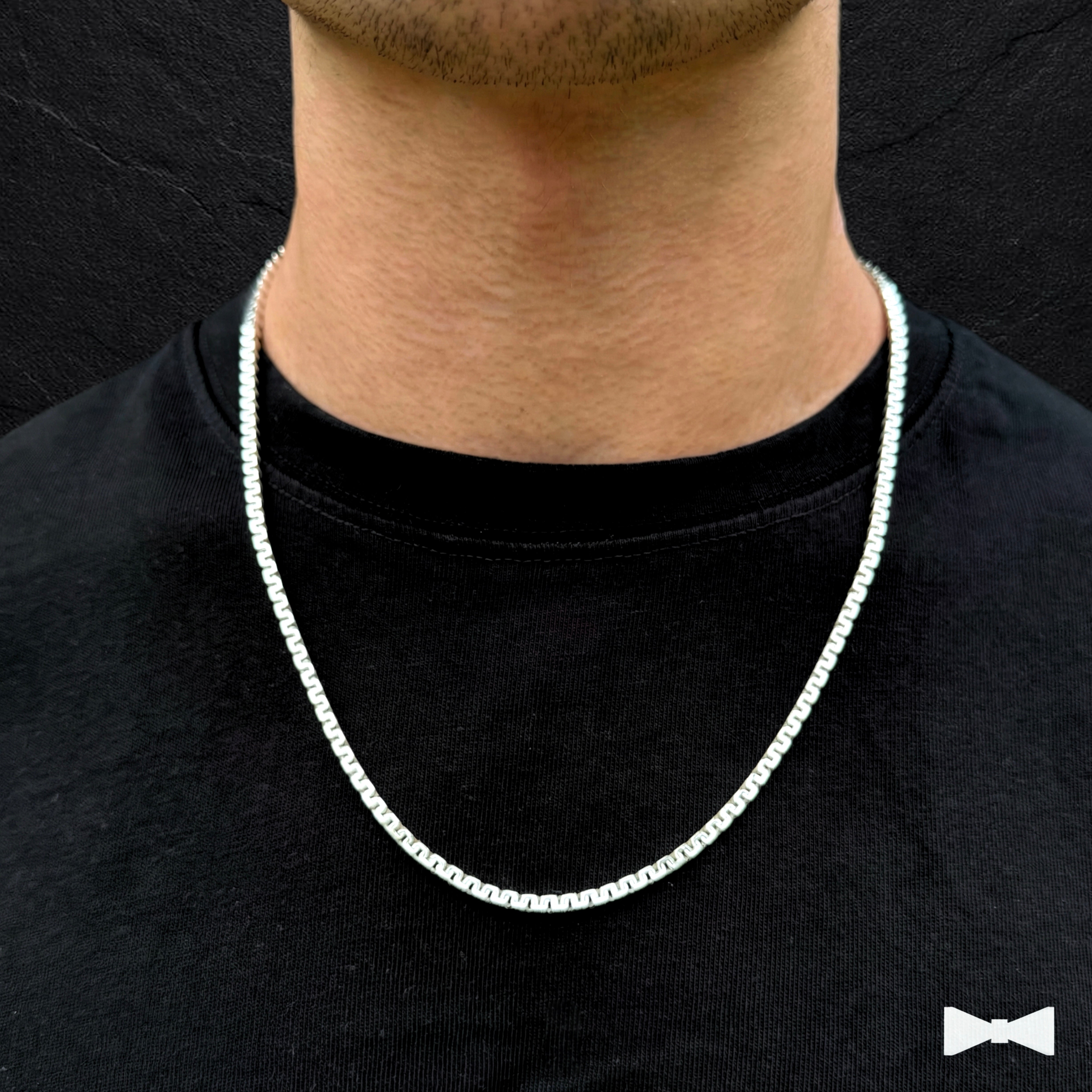 Cadena Capri de Plata - 4mm