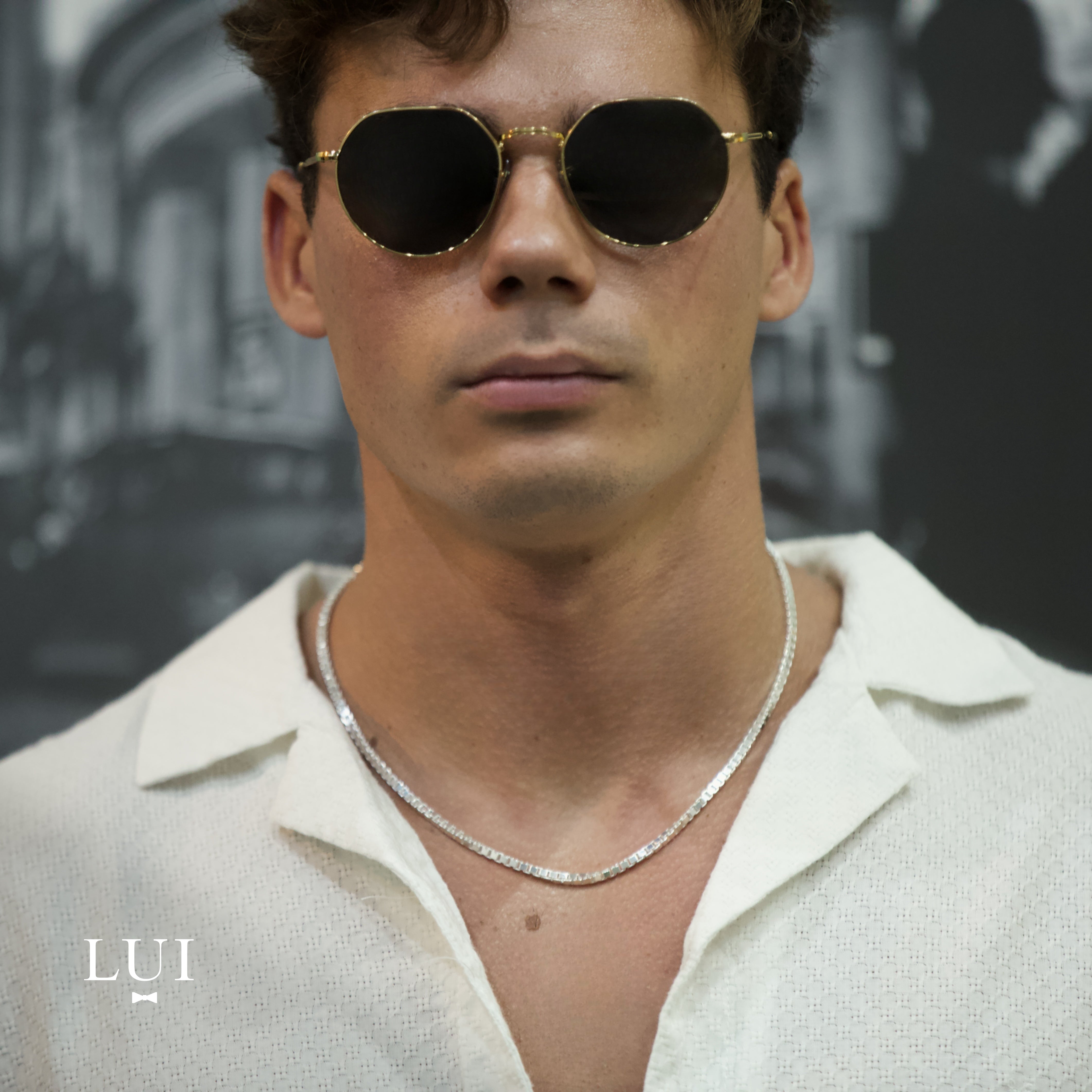 Cadena Cubo de Plata - 3.7mm