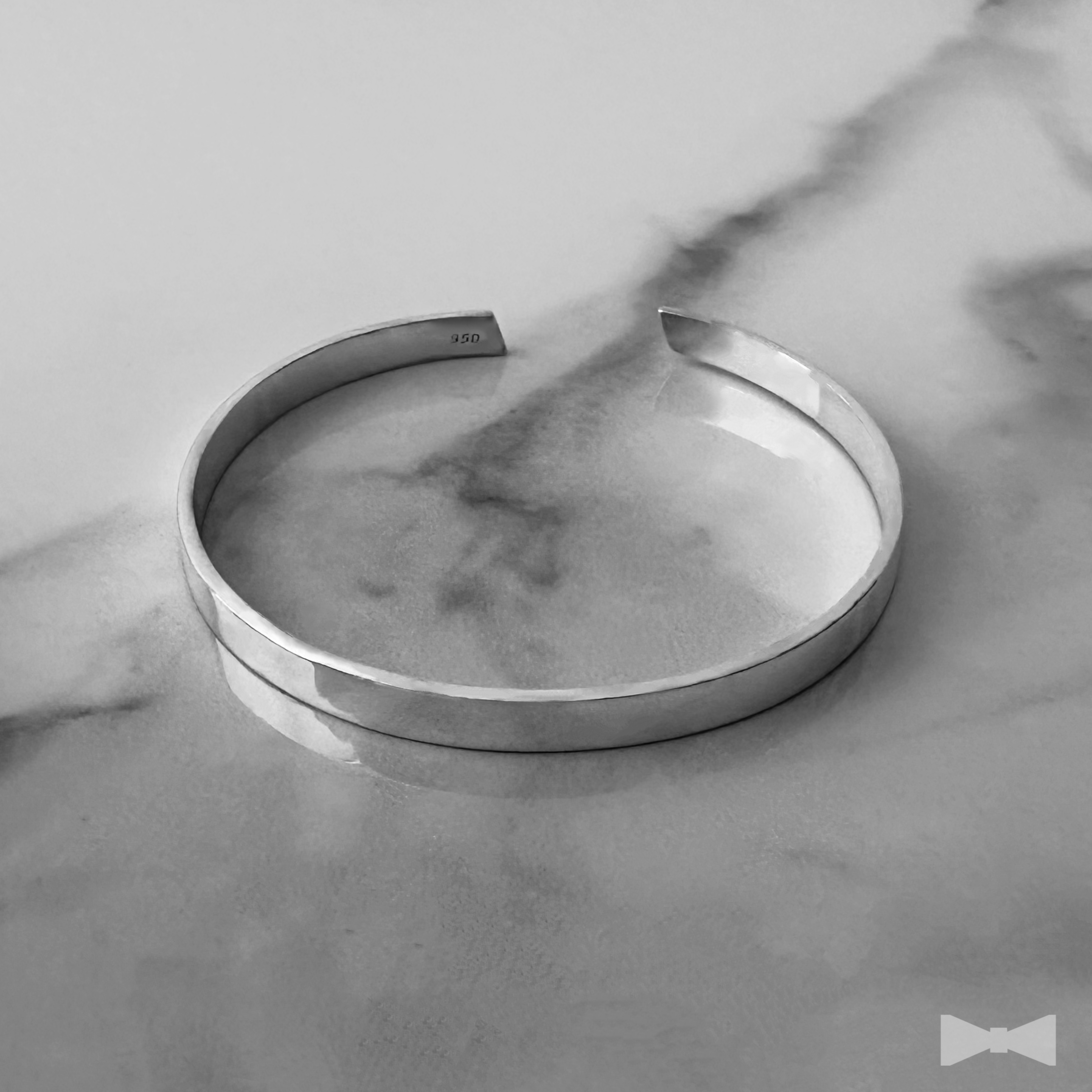 Esclava 5mm de Plata 950
