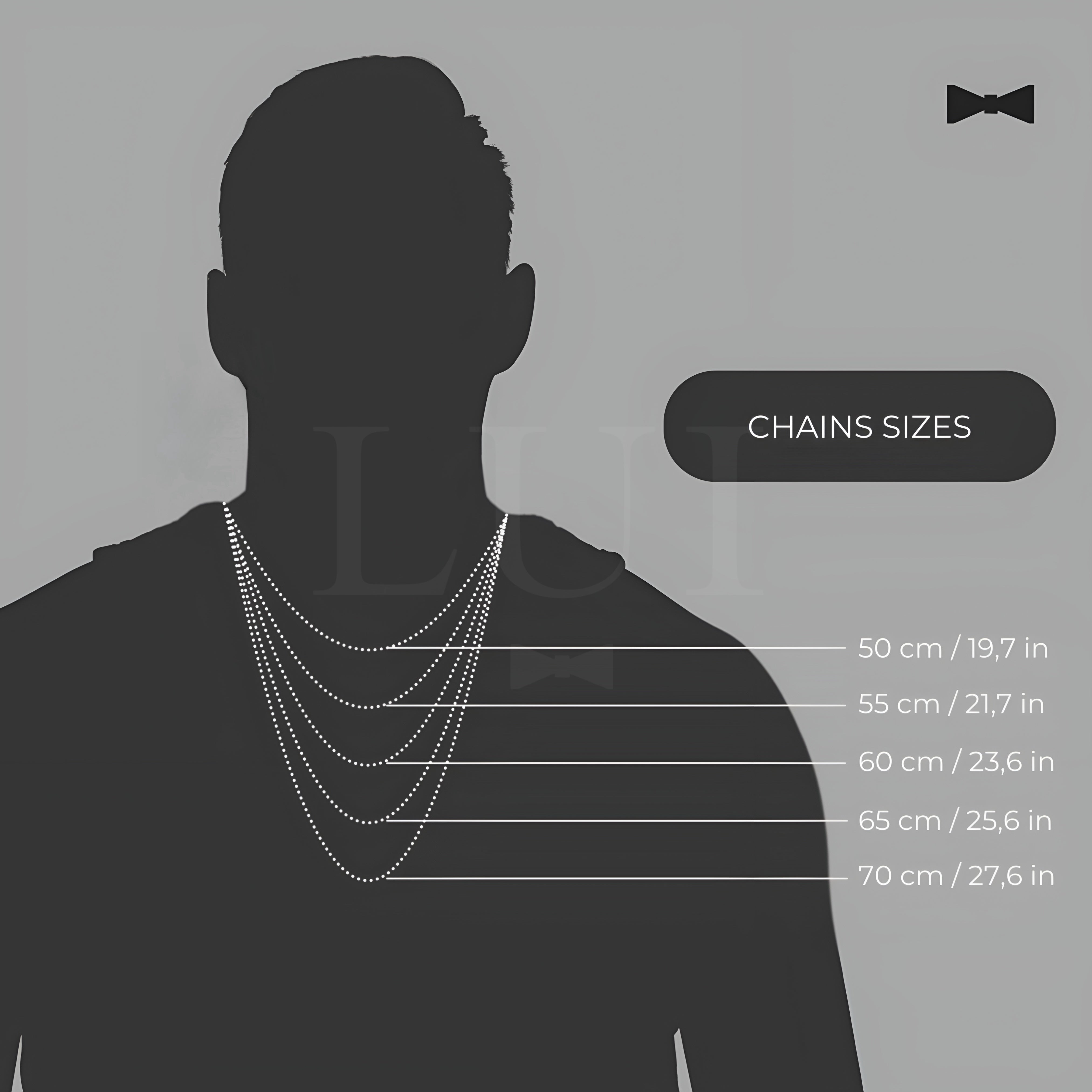 Cadena Franco de Plata - 3.7mm