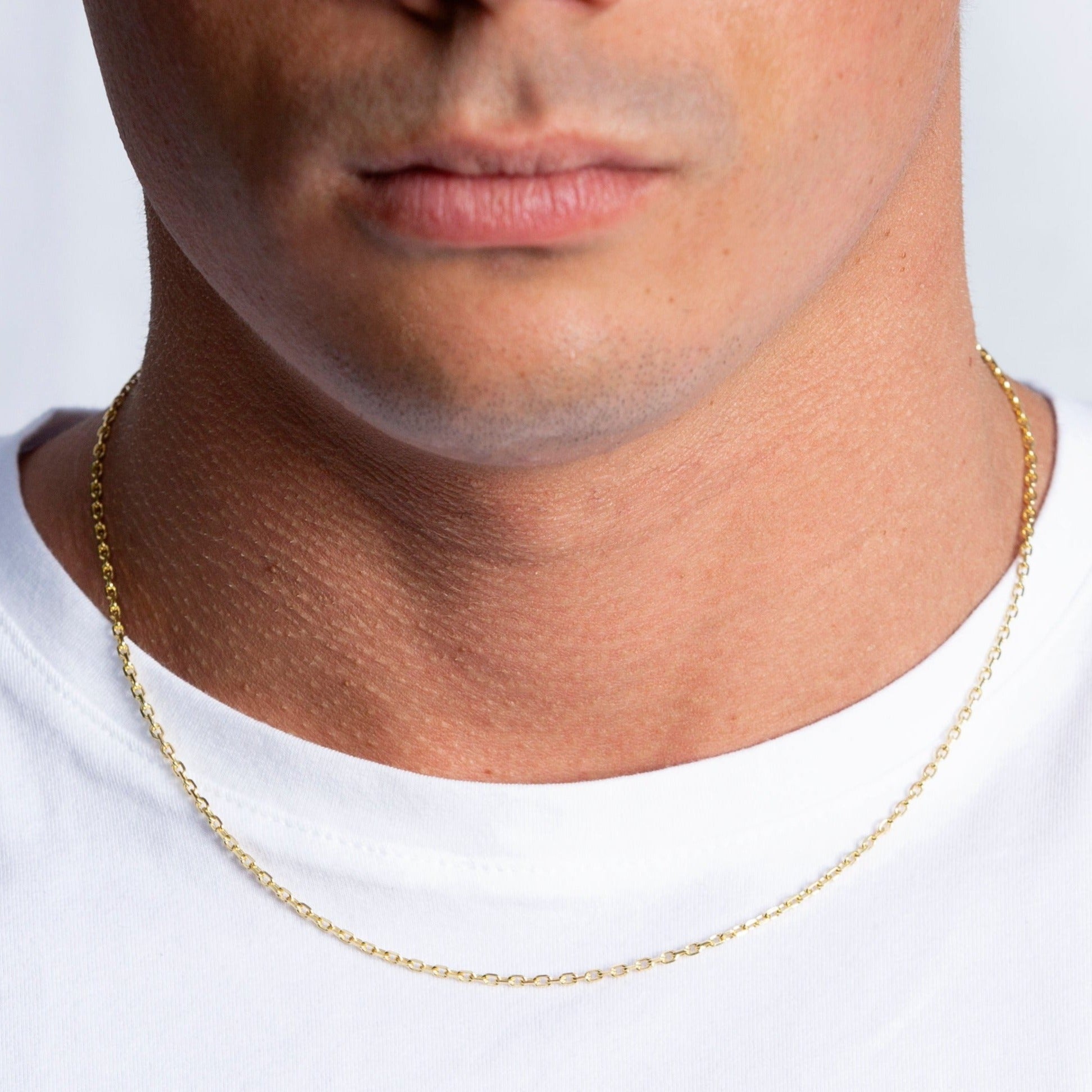 Cadena Prisma Oro Vermeil - 2mm