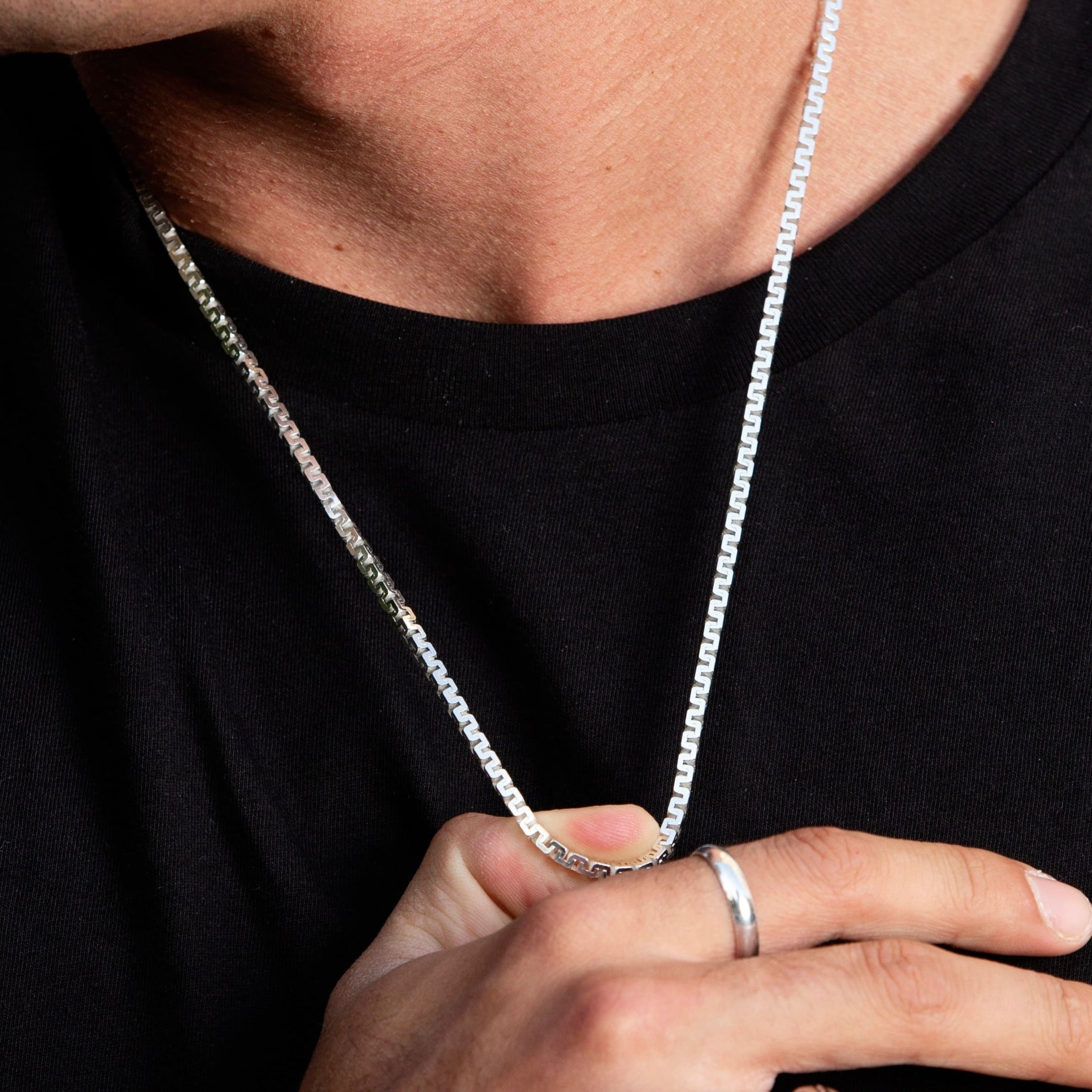 Cadena Capri de Plata - 4mm