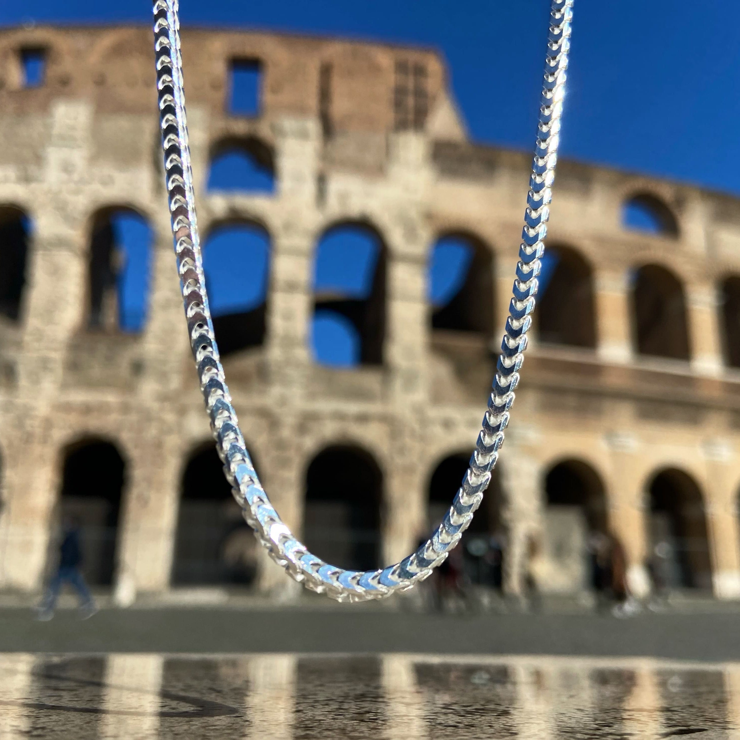 Cadena Franco de Plata - 3.7mm