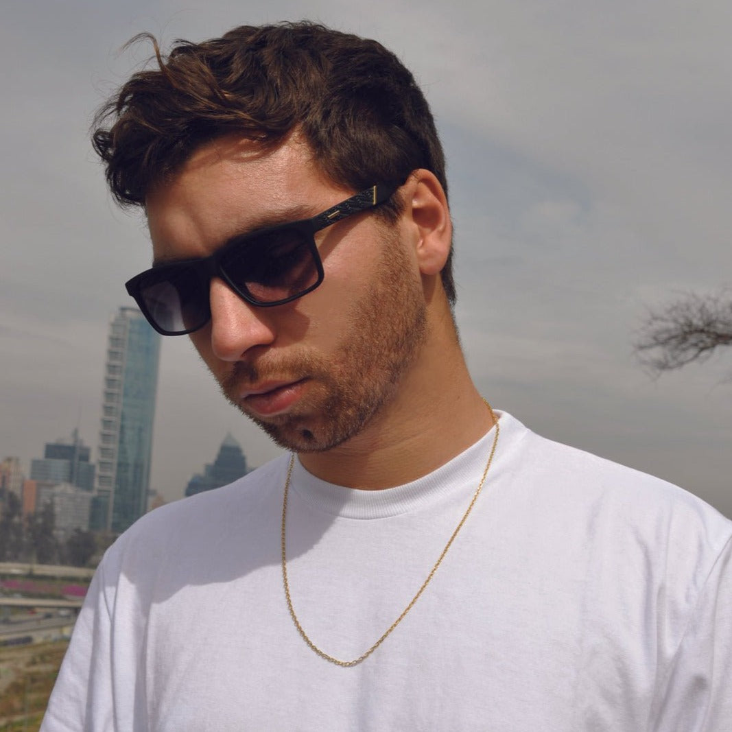 Cadena Prisma Oro Vermeil - 2mm