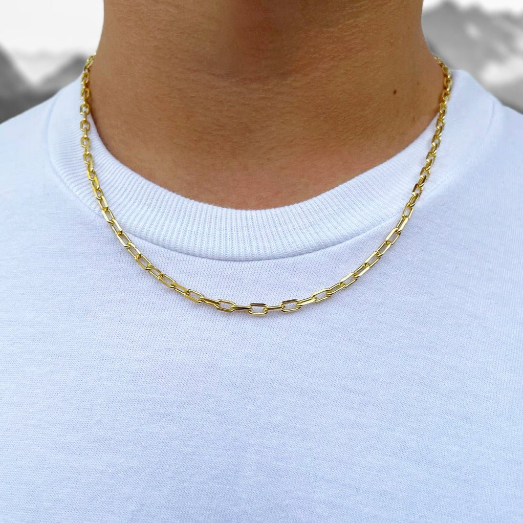 Cadena Prisma Oro Vermeil - 3.6mm