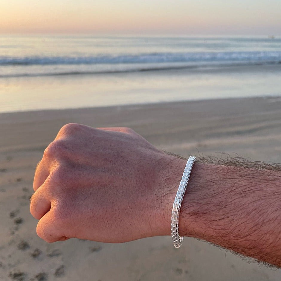 Pulsera Polo de Plata - 4.5mm
