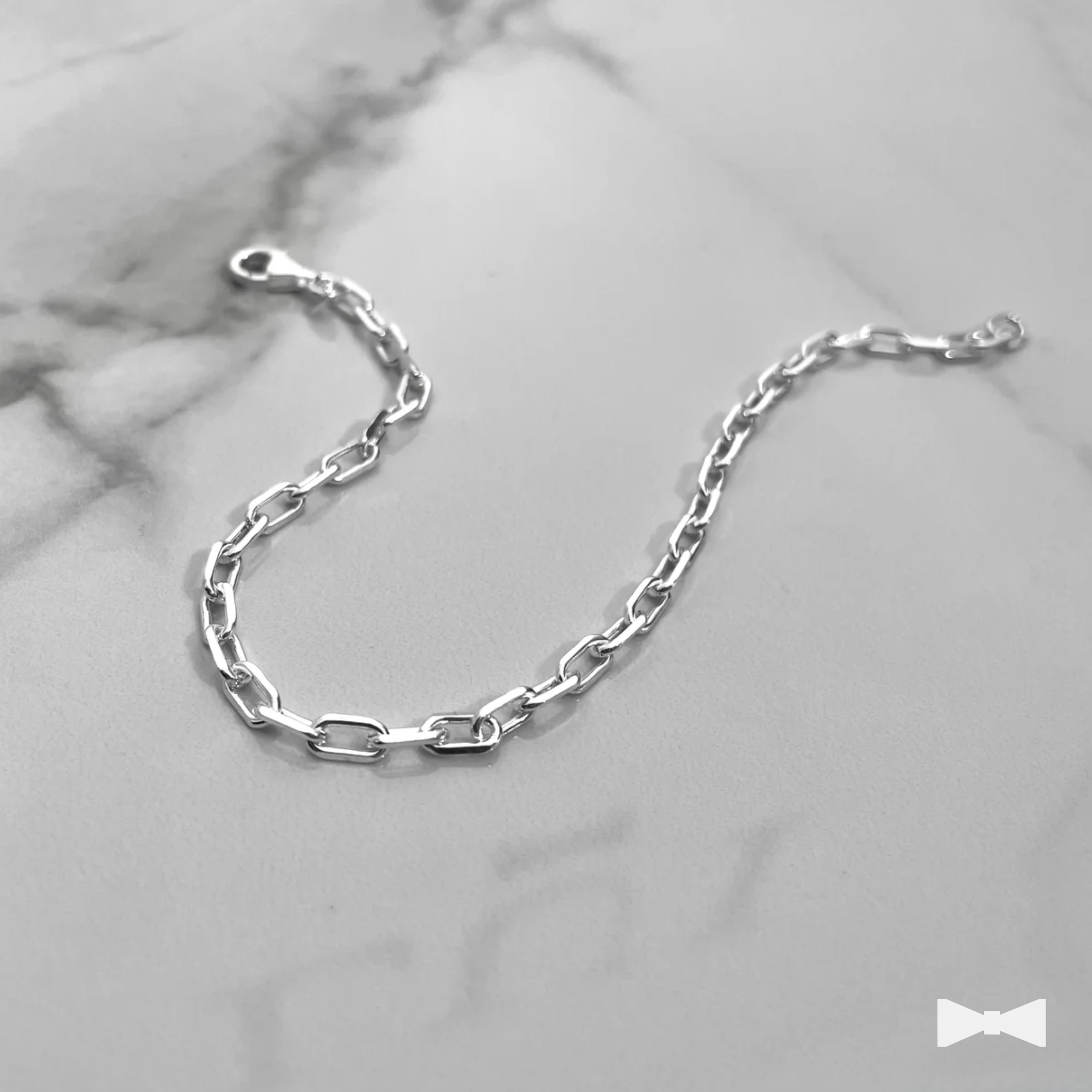 Pulsera Prisma de Plata - 3.6mm